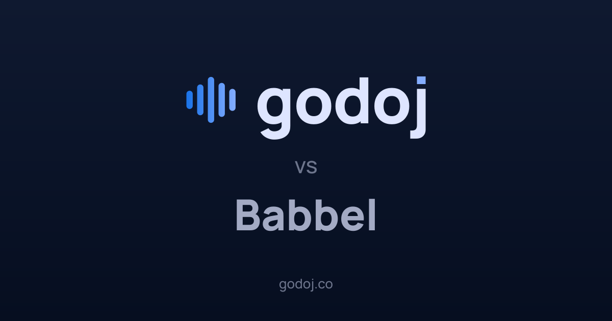 Godoj vs Babbel