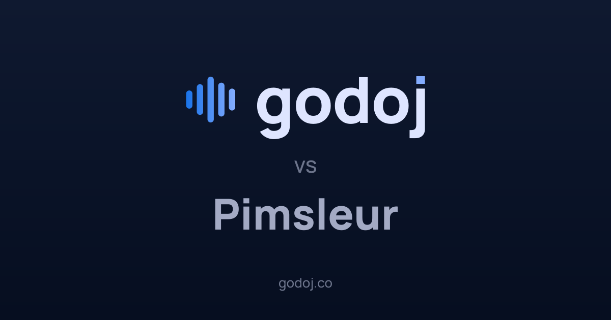 Godoj vs Pimsleur